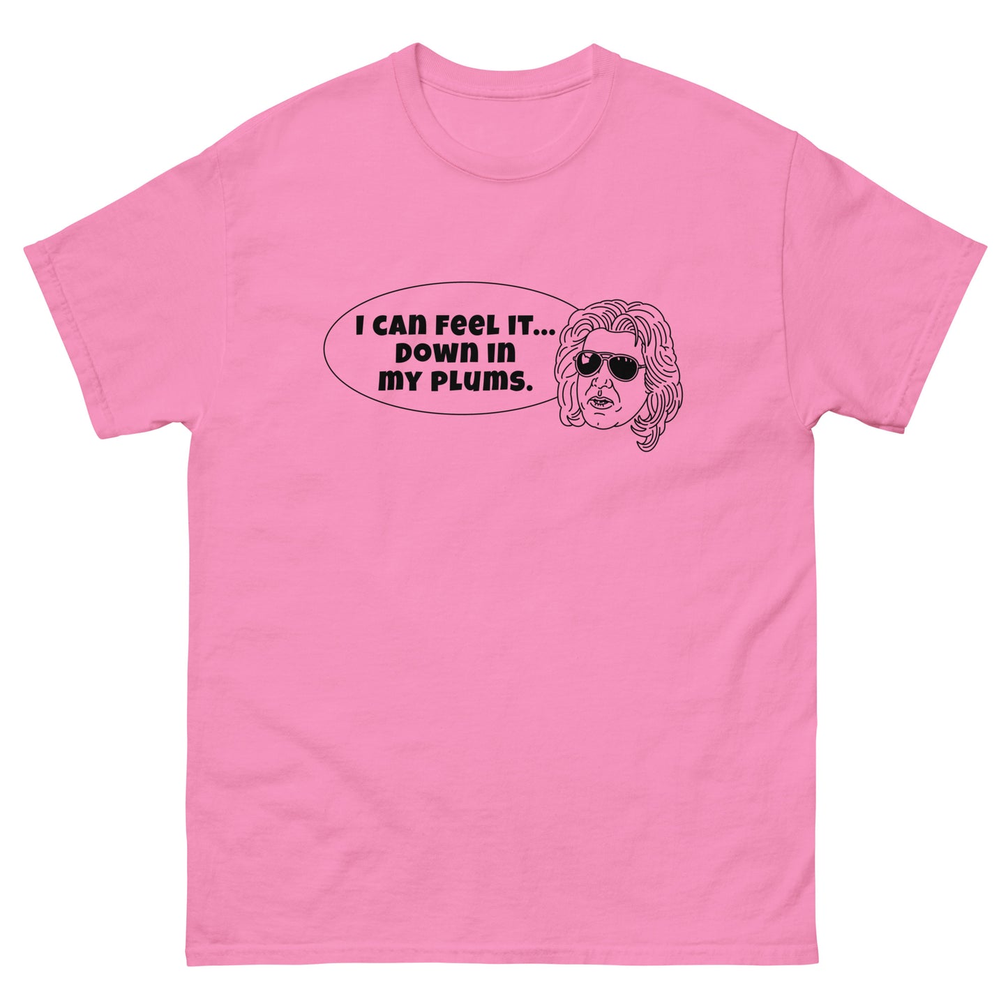 Men's Classic Tee - "I can feel it down in my plums"